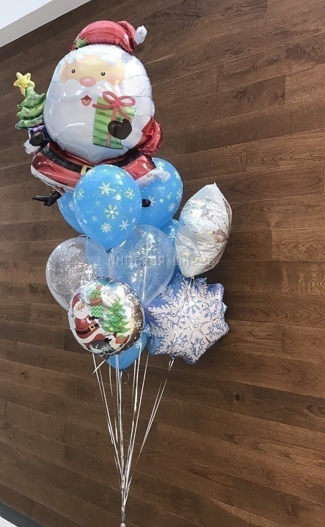 Букет из воздушных шариков Подарки от Деда Мороза