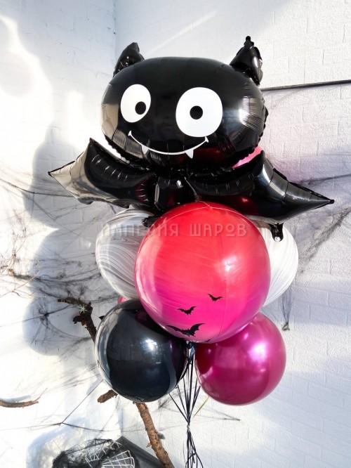 Букет «Большая черная летучая мышь» на Хэллоуин