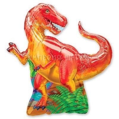 Шар фигура Динозавр красный