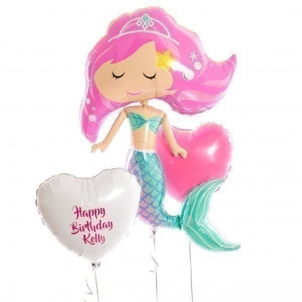 Букет из шаров «Подводная принцесса» для девочки